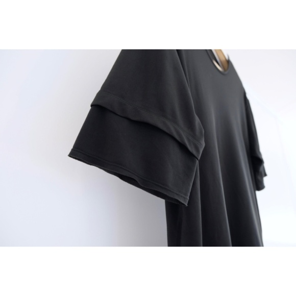 Yohji Yamamoto - AW18 Poly Double Layer Cut & Sewn Shirt - Picture 2 of 14